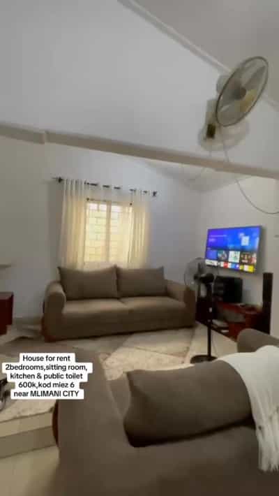 Nyumba ya vyumba viwili inapangishwa Mlimani, Morogoro