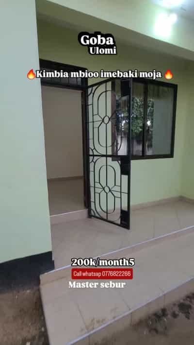 Nyumba ya vyumba viwili inapangishwa Goba Ulomi, Dar Es Salaam