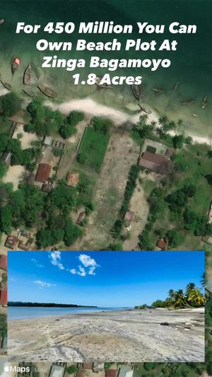 Beach Plot kinauzwa Zinga, Bagamoyo, Pwani (7300 sqm) Beach Plot kinauzwa Zinga, Bagamoyo, Pwani (7300 sqm)