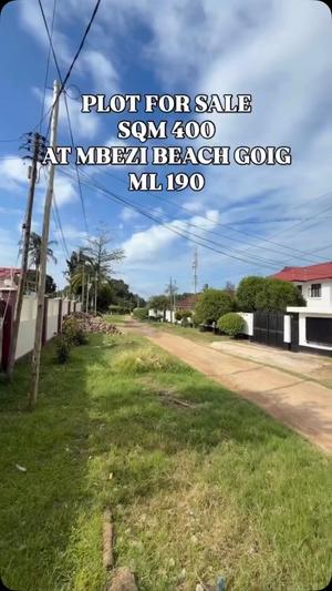 Plot for sale in Mbezi Beach, Dar Es Salaam sqm 400 Plot for sale in Mbezi Beach, Dar Es Salaam sqm 400