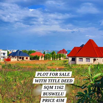 Kiwanja kinauzwa Buswelu, Mwanza (1162 sqm)
