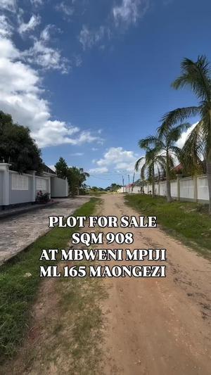 Kiwanja kinauzwa Mbweni Mpiji, Dar Es Salaam sqm 908