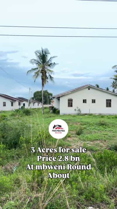 Shamba linauzwa mbweni Round, Dar Es Salaam (3 acre)