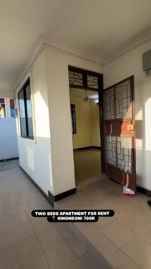 Nyumba/Apartment ya vyumba viwili inapangishwa Kinondoni, Dar Es Salaam