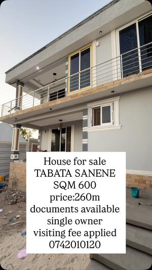 Nyumba inauzwa Tabata Sanene, Dar Es Salaam (600 sqm) Nyumba inauzwa Tabata Sanene, Dar Es Salaam (600 sqm)