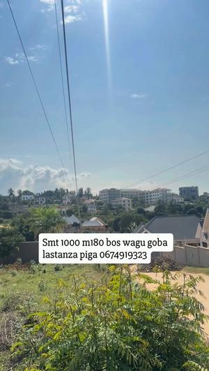 Plot for sale in Goba Lastanza, Dar Es Salaam sqm 1000 Plot for sale in Goba Lastanza, Dar Es Salaam sqm 1000
