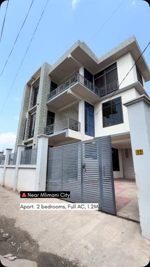 Apartment ya vyumba viwili inapangishwa Near Mlimani City, Dar Es Salaam