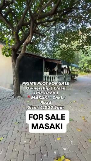 Residential Plot for Sale in Masaki Chole Road, Dar Es Salaam (1030 sqm)