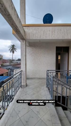 Nyumba/Apartment ya vyumba viwili inapangishwa Sinza, Dar Es Salaam
