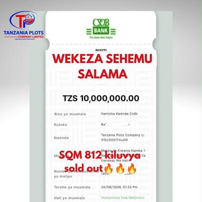 Viwanja vinauzwa Kiluvya Makurunge, Pwani