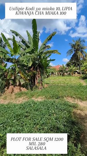 Kiwanja kinauzwa Salasala, Dar Es Salaam sqm 1200