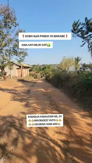 Plot for sale in Goba Njia Panda Ya Makabe, Dar Es Salaam sqm 600 Plot for sale in Goba Njia Panda Ya Makabe, Dar Es Salaam sqm 600