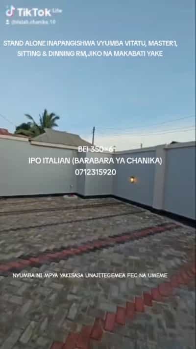 3 Bedrooms House for Rent in Chanika, Dar Es Salaam