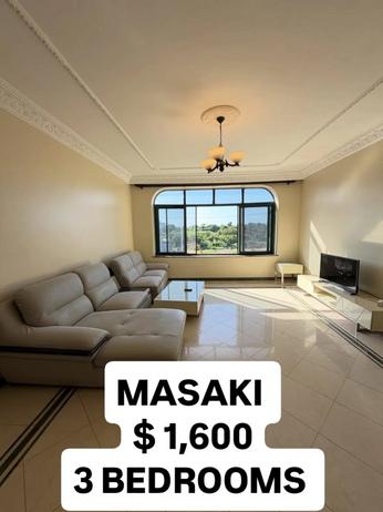 Nyumba ya vyumba vitatu inapangishwa Masaki, Dar Es Salaam
