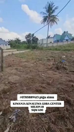 Residential Plot for Sale in Goba Center, Dar Es Salaam (400 sqm) Residential Plot for Sale in Goba Center, Dar Es Salaam (400 sqm)