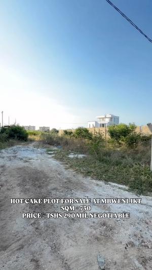 Kiwanja kinauzwa Mbweni JKT, Dar Es Salaam (730 sqm)