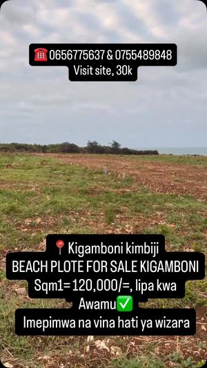 Residential Plot for Sale in Kimbiji Beach, Dar Es Salaam Residential Plot for Sale in Kimbiji Beach, Dar Es Salaam