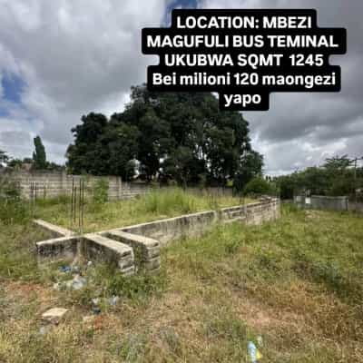 Kiwanja kinauzwa Mbezi Mwisho, Dar Es Salaam (1245 sqm) Kiwanja kinauzwa Mbezi Mwisho, Dar Es Salaam (1245 sqm)