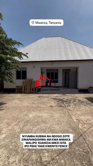 Nyumba ya vyumba vitatu inapangishwa Mwanza