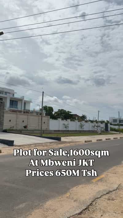 Kiwanja cha Pwani kinauzwa Mbweni JKT, Dar Es Salaam (1600 sqm)