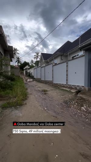 Kiwanja kinauzwa Goba Marobo, Dar Es Salaam sqm 750