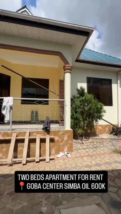 Apartment ya vyumba viwili inapangishwa GOBA CENTER, Dar Es Salaam