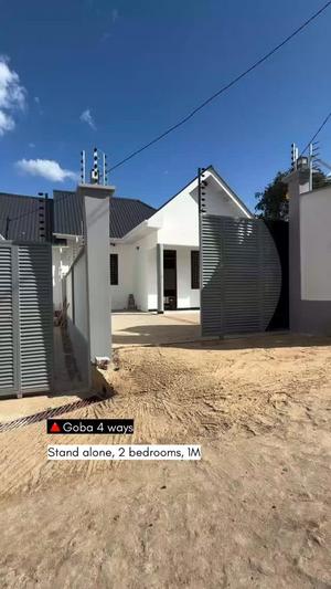 Nyumba ya vyumba viwili inapangishwa Goba Njia Nne, Dar Es Salaam