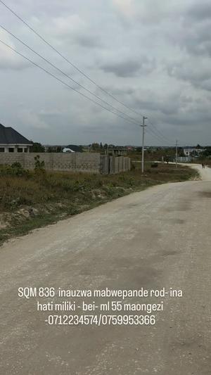 Residential Plot for Sale in Mabwepande, Dar Es Salaam (836 sqm) Residential Plot for Sale in Mabwepande, Dar Es Salaam (836 sqm)