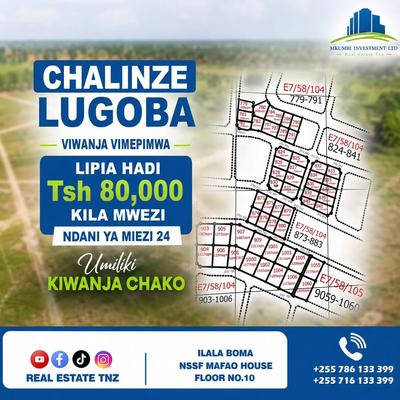 Plots for sale in Lugoba, Pwani sqm 500 Plots for sale in Lugoba, Pwani sqm 500