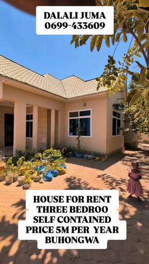 3 Bedrooms House for Rent in Buhongwa, Mwanza