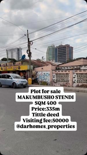 Plot for sale in Makumbusho, Dar Es Salaam sqm 400