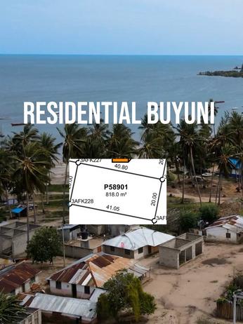 Kiwanja kinauzwa Kigamboni Buyuni Greencity, Dar Es Salaam (818 sqm)