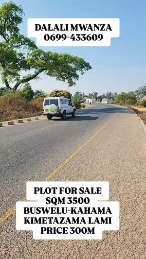 Plot for sale in Buswelu Kahama, Mwanza sqm 3500 Plot for sale in Buswelu Kahama, Mwanza sqm 3500
