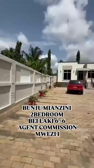 Apartment ya vyumba viwili inapangishwa Bunju Beach Moga, Dar Es Salaam