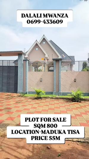 Kiwanja kinauzwa Nyasaka, Mwanza (800 sqm)