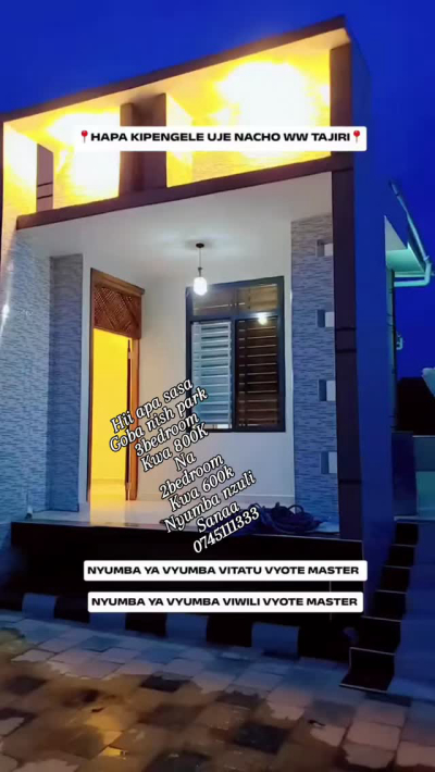 Nyumba ya vyumba vitatu inauzwa Goba, Dar Es Salaam