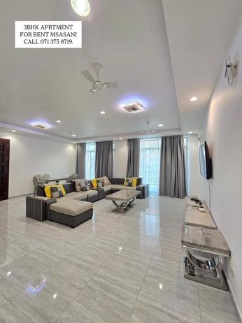 Apartment (Furnished) ya vyumba vitatu inapangishwa Msasani, Dar Es Salaam