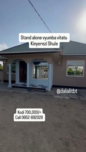 Nyumba ya vyumba vitatu inapangishwa Tabata Kinyerezi Shule, Dar Es Salaam