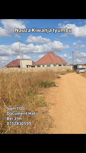 Plot for sale in Iyumbu, Dodoma sqm 1100 Plot for sale in Iyumbu, Dodoma sqm 1100