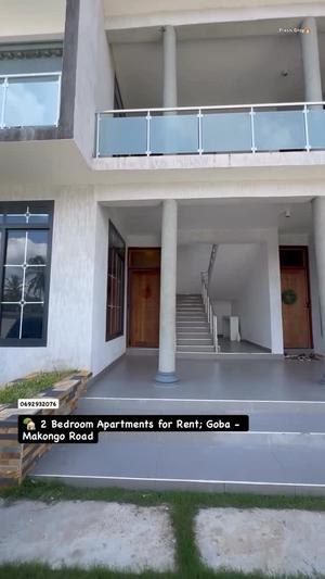 Apartment ya vyumba viwili inapangishwa Goba, Dar Es Salaam