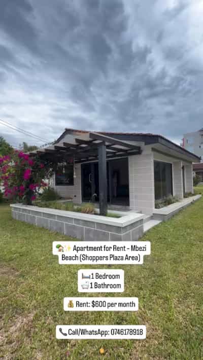 Apartment ya chumba kimoja inapangishwa Mbezi Beach, Dar Es Salaam