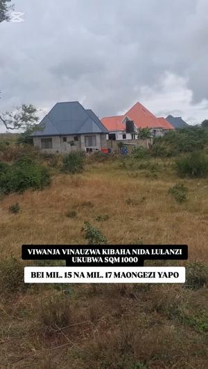 Residential Plot for Sale in Kibaha Nida-Lulanzi, Pwani (1000 sqm) Residential Plot for Sale in Kibaha Nida-Lulanzi, Pwani (1000 sqm)