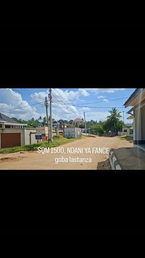 Residential Plot for Sale in Goba Lastanza, Dar Es Salaam (1500 sqm)