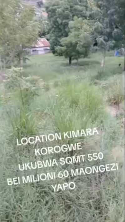 Kiwanja kinauzwa Kimara Korogwe, Dar Es Salaam (550 sqm)