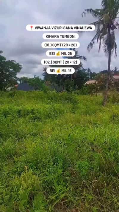 Kiwanja kinauzwa Kimara Temboni, Dar Es Salaam (240 sqm)