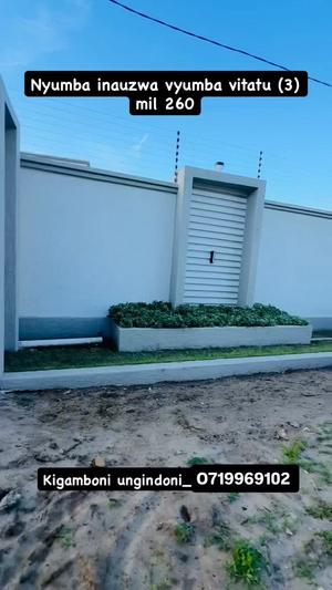Nyumba ya vyumba vitatu inauzwa Mji Mwema Ungindoni, Dar Es Salaam