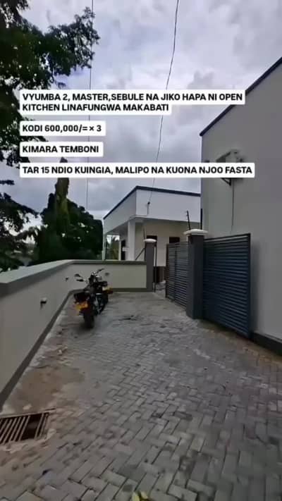 Nyumba ya vyumba viwili inauzwa Kimara, Dar Es Salaam