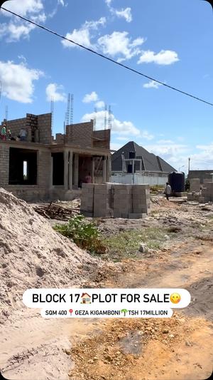 Residential Plot for Sale in Geza Ulole, Kigamboni, Dar Es Salaam (400 sqm)