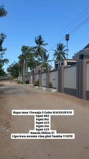 Kiwanja kinauzwa Goba Magolofani, Dar Es Salaam (884 sqm)