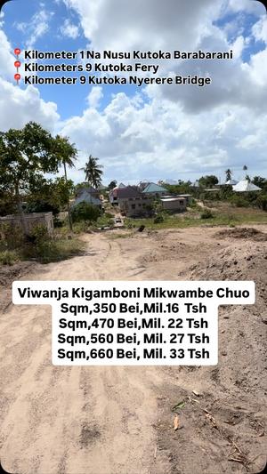 Residential Plot for Sale in Mikwambe Chuo, Dar Es Salaam (350 sqm) Residential Plot for Sale in Mikwambe Chuo, Dar Es Salaam (350 sqm)